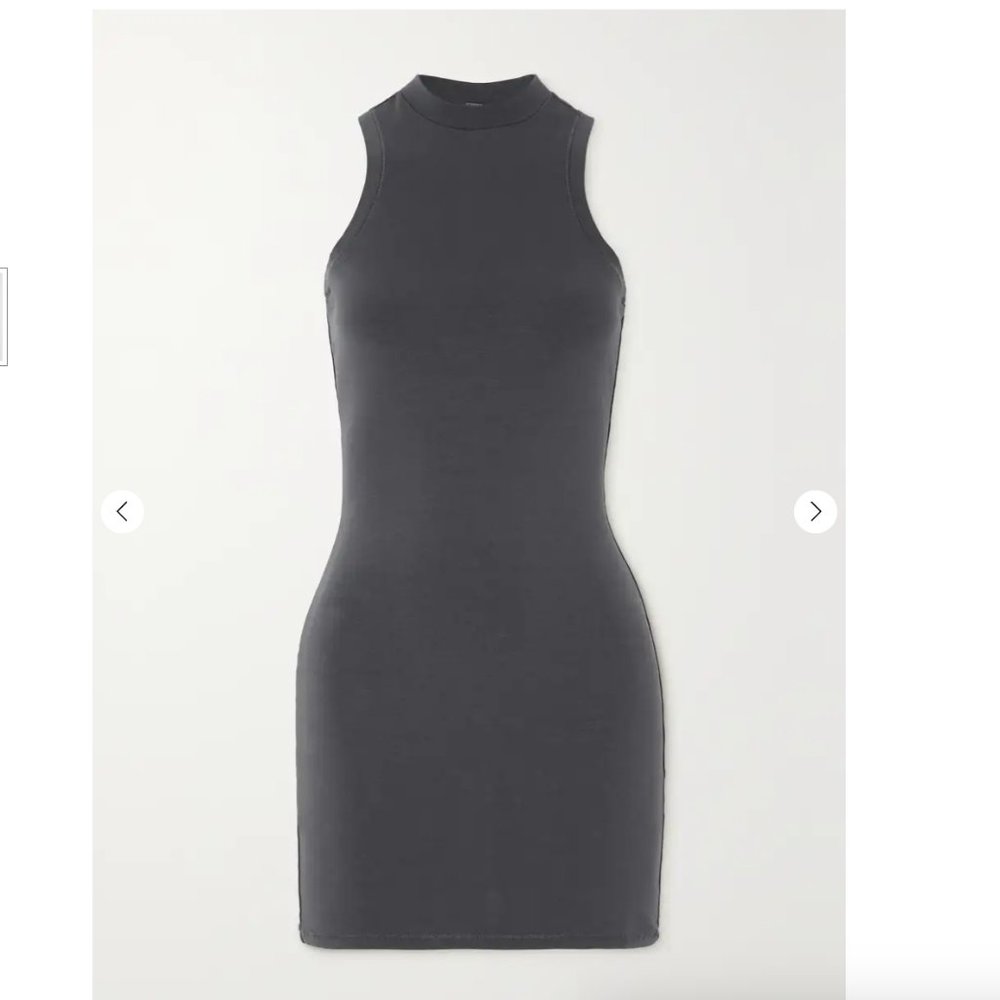 NWT SKIMS New Vintage Tank Mini Dress Color Ash Size 3X
